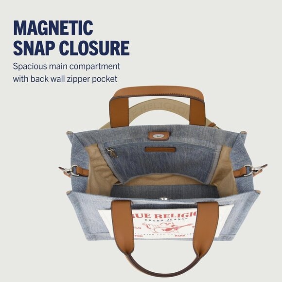 Tote, Women's Medium Travel Shoulder Bag with Adjustable Strap - Picture 6 of 7